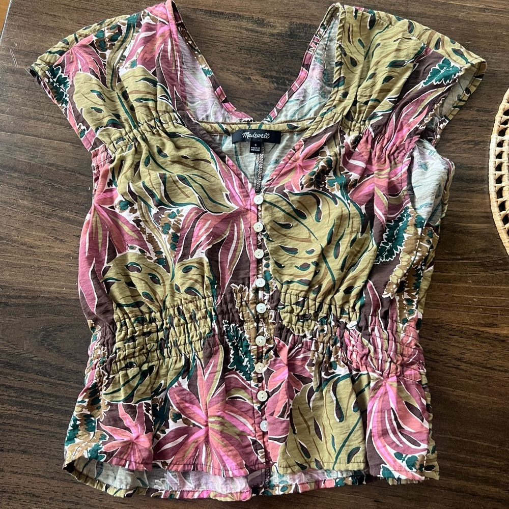 Madewell women’s size S floral